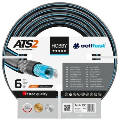 Шланг садовий Cellfast HOBBY ATS 1/2", 50 м (16-201)
