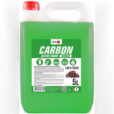 Активна піна Nowax Carbon Nano Active Foam концентрат для безконтактного миття, 5 л (NX05134)