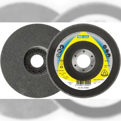 Зачисний диск Klingspor NUD 500 Medium, нетканий абразивний, 125х13х22.23 мм (337862)