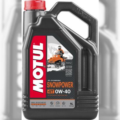 Моторна олива MOTUL Snowpower 4T, 0W40 4 л (105892)