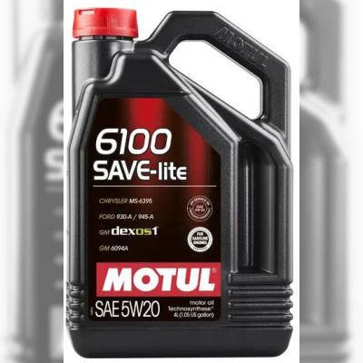 Моторна олива Motul 6100 Save-lite, 5W20 4 л (108030)