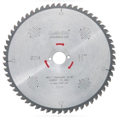 Пильний диск Metabo 254x30 48 WZ 5 (628221000)