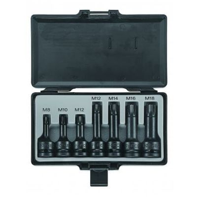Набір головок-бит Force 1/2" Spline ударних M8-M18 (40713) 7 шт