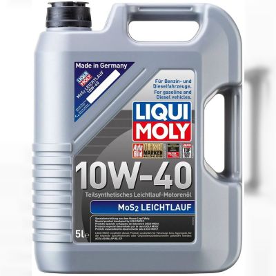 Моторна олива Liqui Moly MoS2 Leichtlauf 10W-40 напівсинтетична, 5 л (2184)
