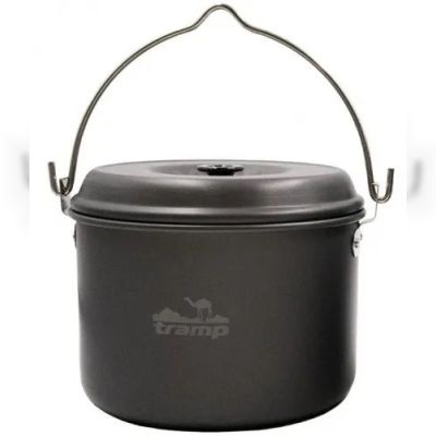 Казан Tramp анодований з кришкою 5л (UTRC-040)