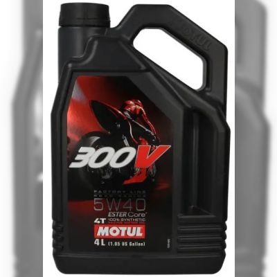 Моторна олива Motul 300V 4T Factory Line Road Racing, 5W40, 4 л (104115)