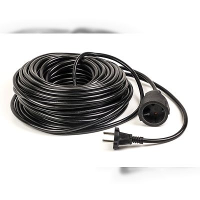 Подовжувач PowerPlant 50 м, 2x2.5мм2, 16А (JY-3021/50) (PPEA16M500S1)