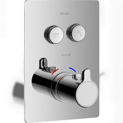 Термостат Imprese Smart Click ZMK101901239, прихований монтаж, хром