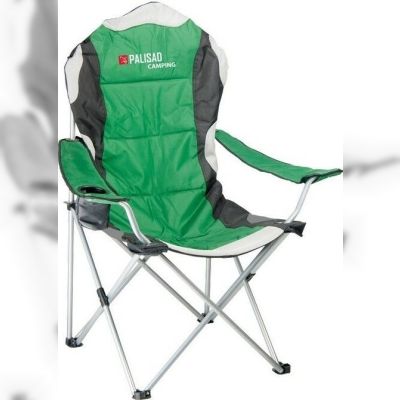 Крісло складане Palisad Camping з підлокітниками та підсклянником, 60x60x110/92 см (695928)