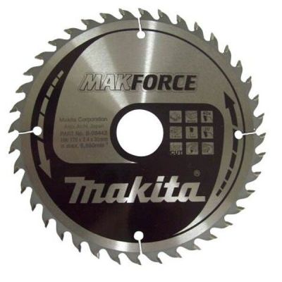 Пильний диск Makita MAKForce по дереву 170x30мм 40Т (B-08442)