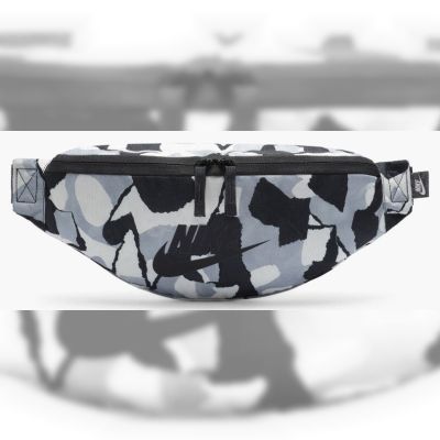 Сумка на пояс Nike NK HERITAGE WAISTPACK-CTGRY (білий/чорний/сірий) (DV6242-060)