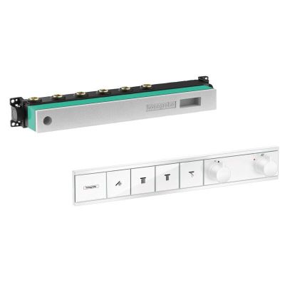 Змішувач для ванни Hansgrohe RainSelect 15382700+15312180, білий