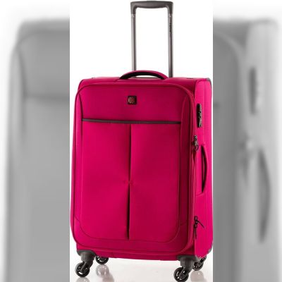 Валіза Swissbrand Silkeborg (L) Fuchsia/Light Grey (SWB_LLSIL941L)