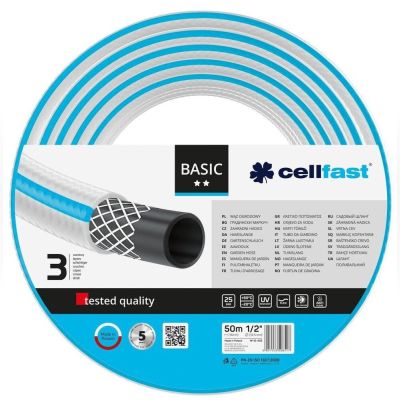 Шланг садовий Cellfast BASIC 1/2", 50 м (10-402)