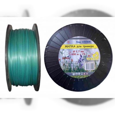 Волосінь для тріммера Virok 2.7 мм, 350 м. Зірка (10V005)