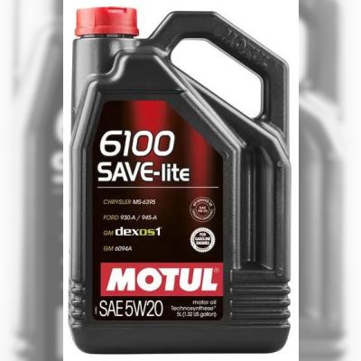Моторна олива Motul 6100 Save-lite, 5W20, 5 л (108033)