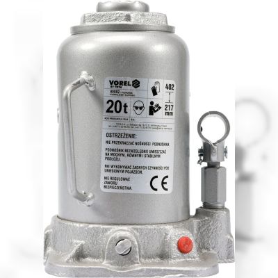 Домкрат гідравлічний стовпцевий Vorel 217-402мм (80082)
