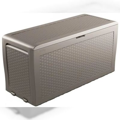 Вуличний ящик Keter Samoa Rattan Box 270 л, капучино (247468)