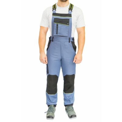 Напівкомбінезон робочий Free Work Russel сірий з чорним р. 50/5-6 (M) (56143)