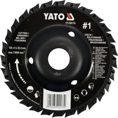Диск-фреза Yato 125/22.2 мм (YT-59174)