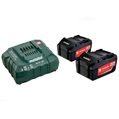 Базовий комплект Metabo Li-Power 18 В 4 Ач 2 шт + ASC 30-36 В (685050000)