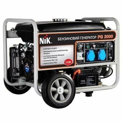 Бензиновий генератор NIK PG 3000