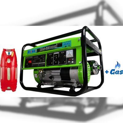 Двопаливний генератор Rolwal RB-J-GE3000X Газ-Бензин