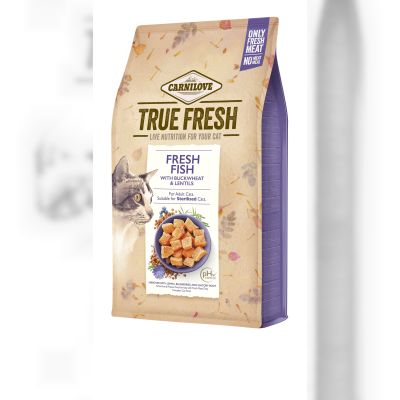 Сухий корм для котів Carnilove True Fresh Cat 4,8 кг - риба