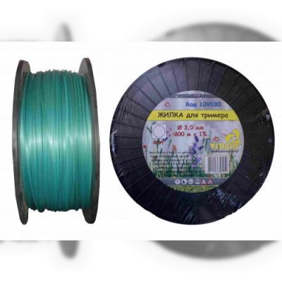Волосінь для тріммера Virok 3.0 мм, 300 м. диск (10V030)
