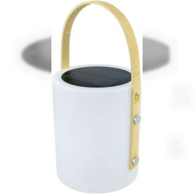 Ліхтар кемпінговий Bo-Camp Longford Solar 150 Lumen (5818878) Bamboo/White