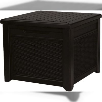 Стіл-скриня Keter CUBE, 208 л, коричневий (7290106924840)