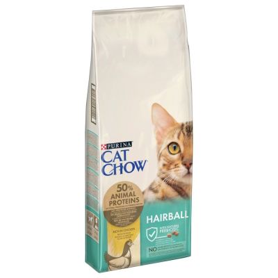 Сухий корм для котів Cat Chow Hairball 15 кг — курка
