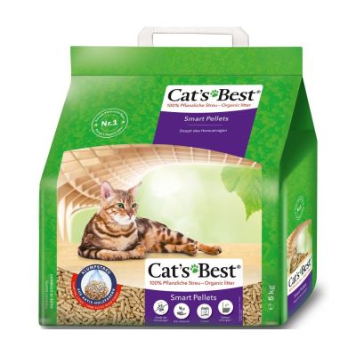 Наповнювач для котячого туалету Cat's Best Smart Pellets 5 кг - деревинний