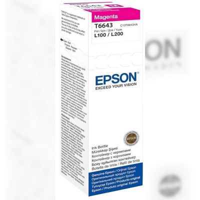 Чернила EPSON L100/ L200 magenta (C13T66434A)