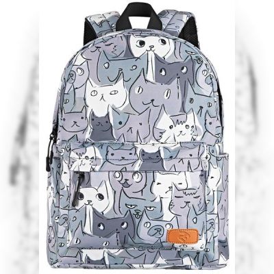 Рюкзак 2Е TeensPack Cats Gray