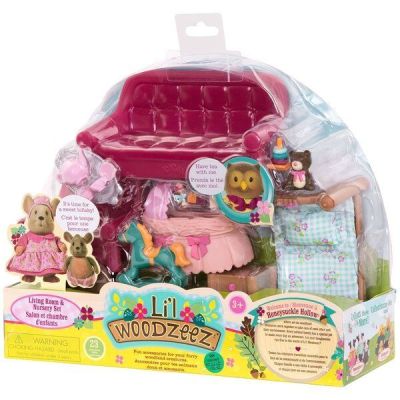 Игровой набор Li'l Woodzeez Гостинная и Детская WZ6763Z