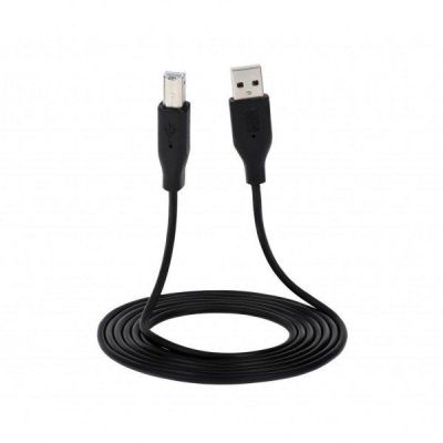 Кабель 2E USB 2.0 (AM/BM) DSTP, 1.8m, black