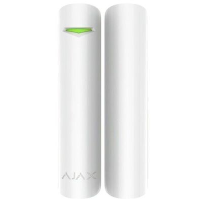 Датчик открытия двери/окна с сенсором удара и наклона Ajax DoorProtect Plus, Jeweller, белый