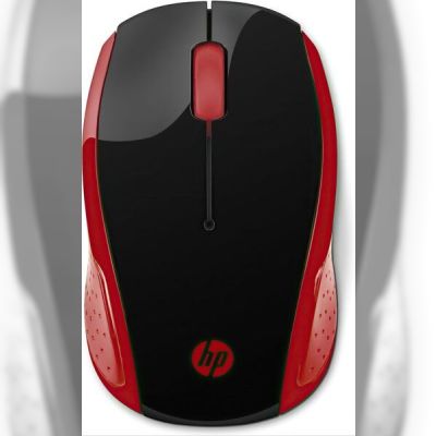 Мышь HP Wireless Mouse 200 Red (2HU82AA)
