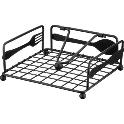 Салфетница Ardesto Midori 18х18х7см, металл, черный