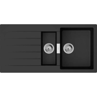 Мойка кухонная Hansgrohe накладная S520-F530 черный графит (43357170)
