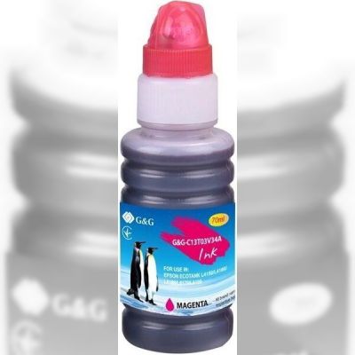 Контейнер с чернилами G&G для Epson L4150/L4160 magenta (G&G-C13T03V34A)