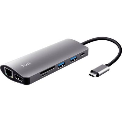 USB-хаб Trust Dalyx 7-IN-1 USB-C Aluminium (23775_TRUST)