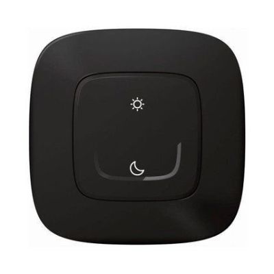 Умный беспроводной сценарный выключатель "День / Ночь" Legrand Антрацит. Valena Allure with NETATMO