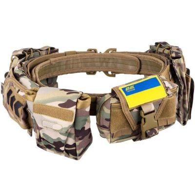 Тактический ремень с 5-ю подсумками, 2Е, камуфляж (2E-MILTACBELT-Y5PCH-CC)
