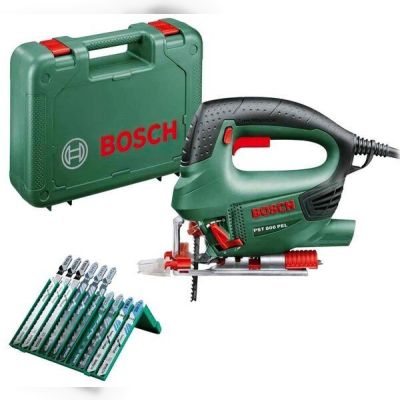 Электролобзик Bosch Universal PST 800 PEL Compact + набор пилочек (10 шт)