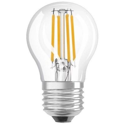 Лампа светодиодная OSRAM LED P60 5.5W (806Lm) 2700K E27 филамент (4058075434882)