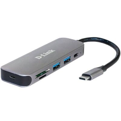 USB-хаб D-Link DUB-2325 2xUSB3.0 1xUSB-TypeC 1xSD 1x-microSD USB Type-C