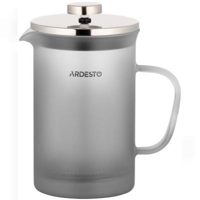 Френч-пресс Ardesto Fresh серый матовый 800 мл (AR1108PFM)