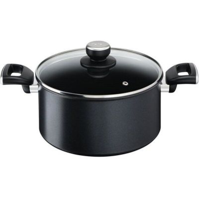 Кастрюля Tefal Unlimited, стеклянная крышка, 5,3 л, алюминий (G2554672)